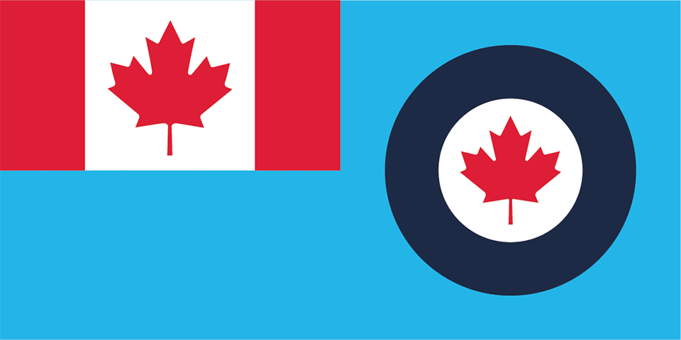Royal Canadian Air Force Polyknit Flag from FlagMart Canada