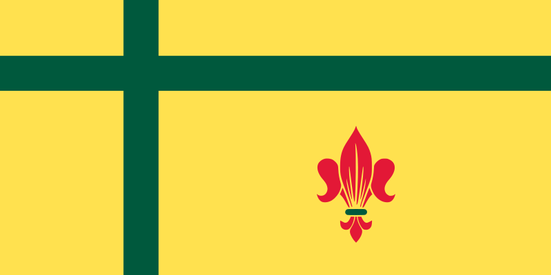 Fransaskois or Franco-Saskatchewanians Flag from FlagMart Canada