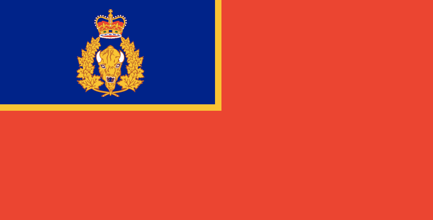 Royal Canadian Mounted Police Ensign Polyknit Flag from FlagMart Canada