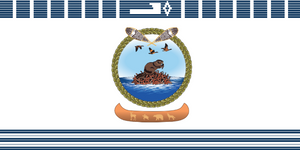 Huronne Wendat Polyknit Flag from FlagMart Canada