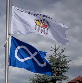 Treaty 8 Confederacy First Nations Polyknit Flag from FlagMart Canada