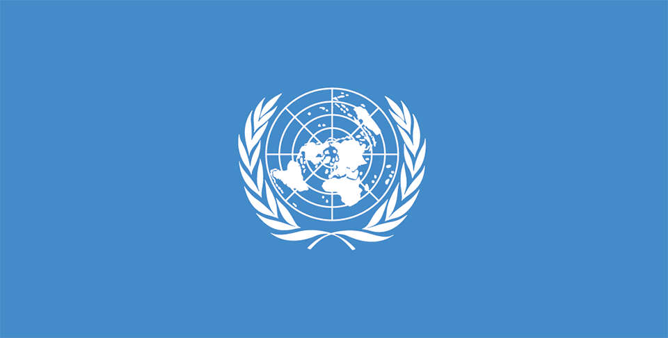 United Nations Polyknit Flag from FlagMart Canada