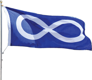 Blue Metis Flag available at FlagMart Canada