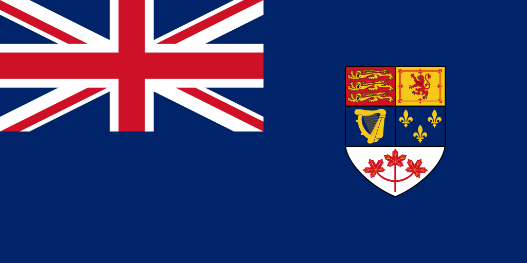 Historical Canadian Naval Jack Ensign Flag (1957-1965)