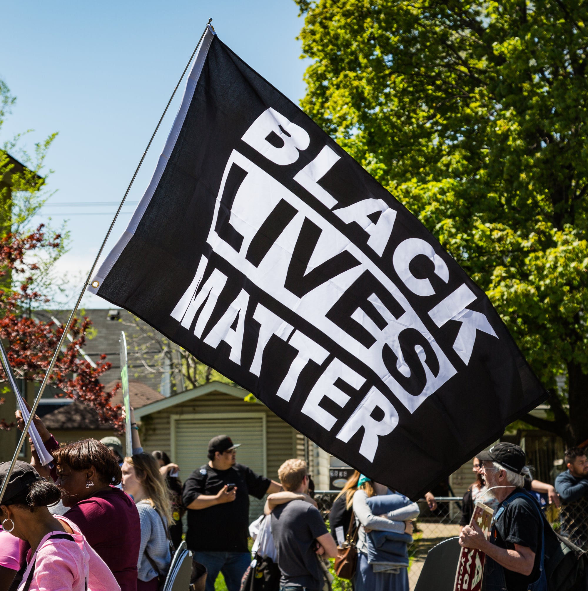 Black Lives Matter flag made by FlagMart Canada