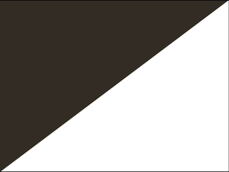 Per-Bend Black and White Instruction Flag