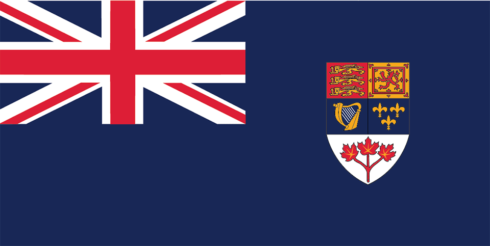 Canadian Blue Ensign Polyknit Flag available at FlagMart Canada