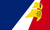 Flag of the Fédération des Francophones de Terre-Neuve et du Labrador (Franco-Terreneuviens) Polyknit Flag from FlagMart Canada