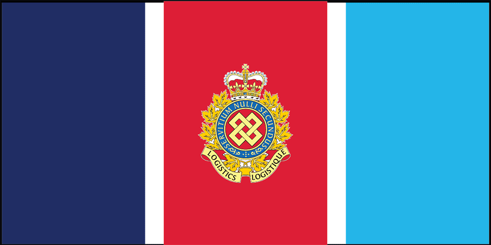 Royal Canadian Logistics Services Polyknit Flag from Flagmart Canada