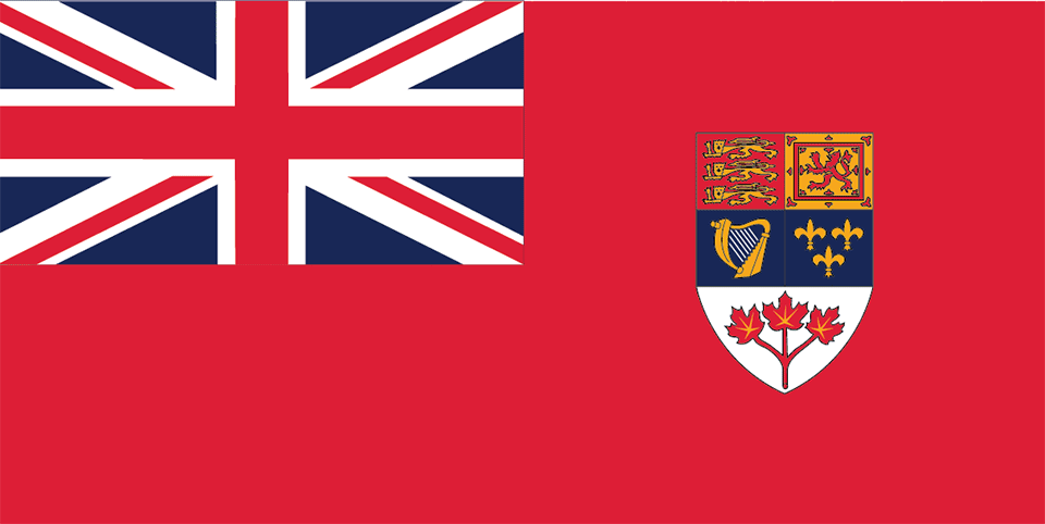 Canadian Red Ensign Polyknit (1921 - 1951) Flag from FlagMart Canada