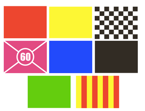 Full Racing Flag Set